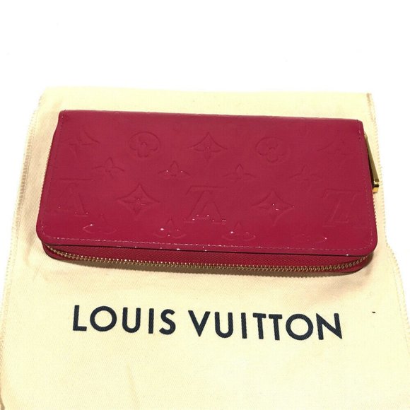 LOUIS VUITTON Monogram Vernis Zippy Wallet Zip Around Wallet M93202